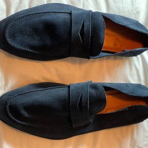 Men Blue Suede Shoes by Wolf & Shepherd size 10